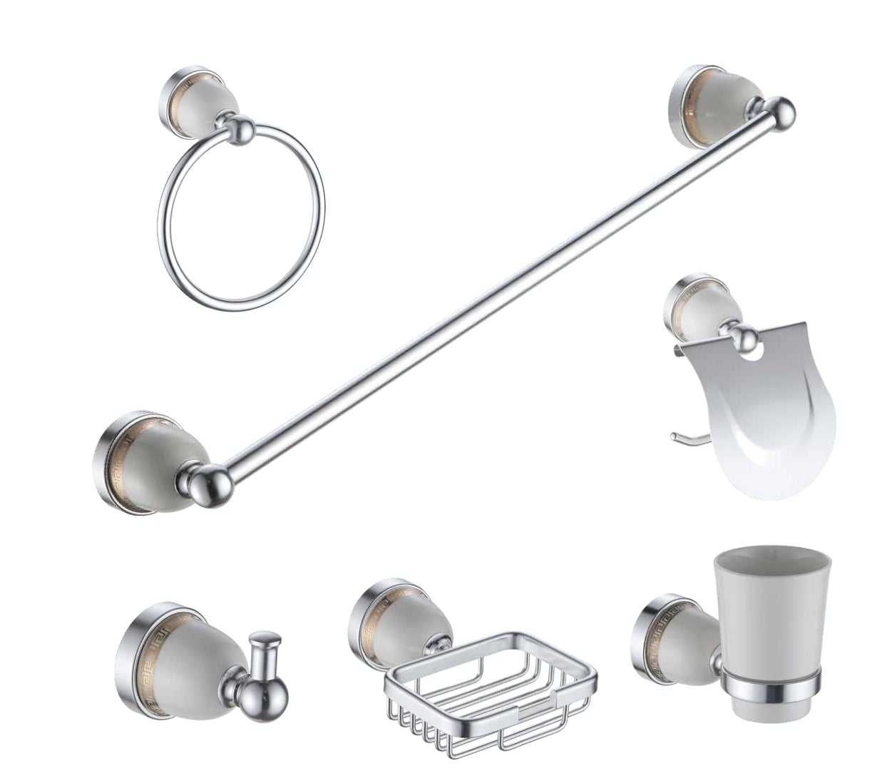 6-Piece Bathroom Accessories Set (70000)