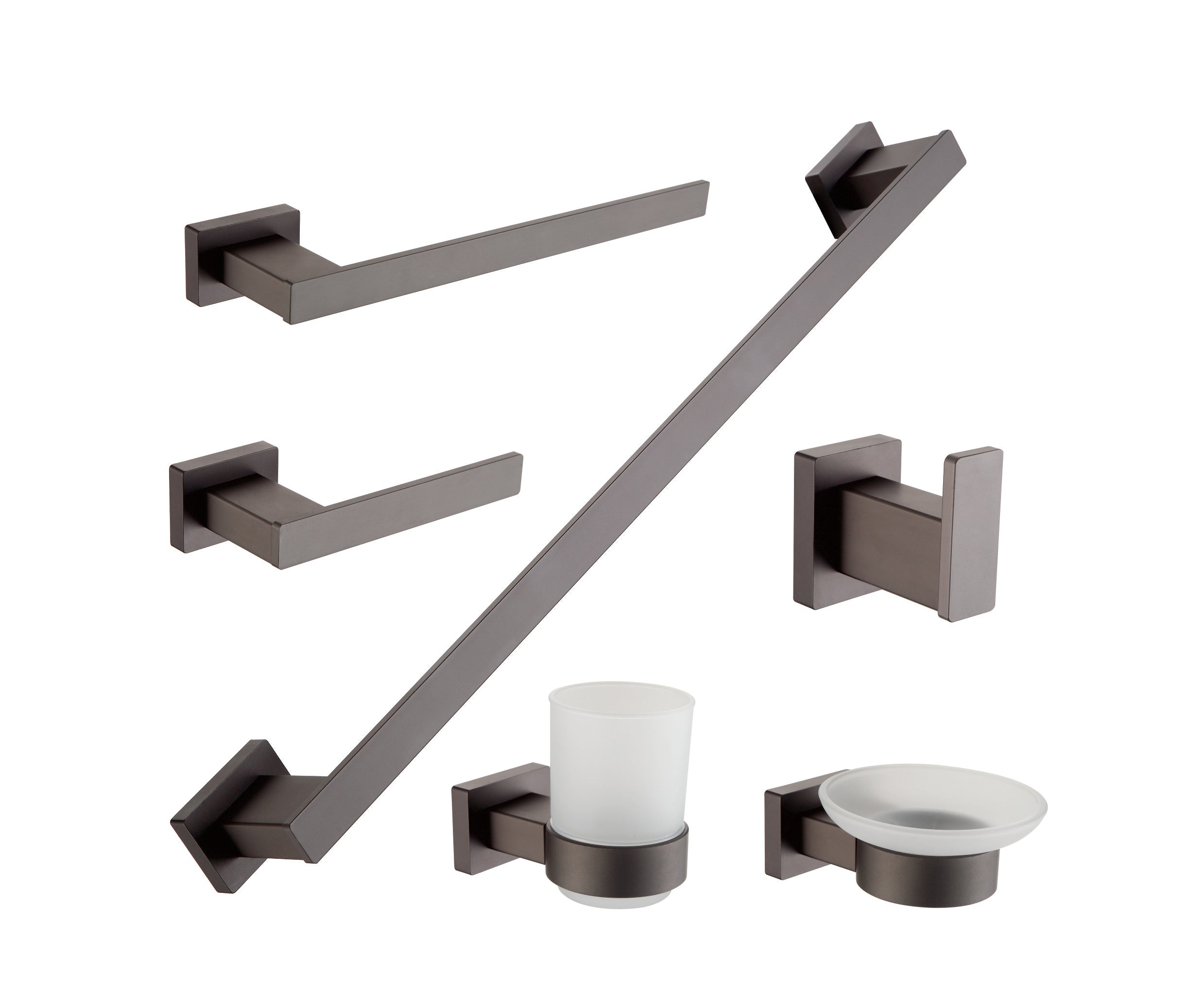 6-Piece Bathroom Accessories Set (55300-B)